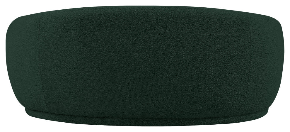Hyde Boucle Fabric Upholstered, Green, Loveseat