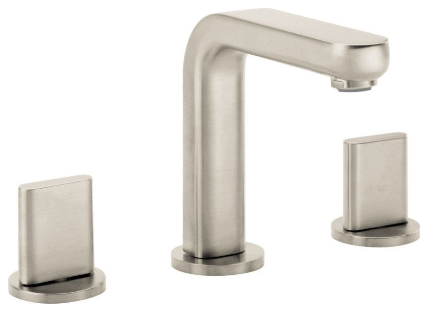 Hansgrohe Metris S Widespread Faucet With Full Handles, Brushed Nickel