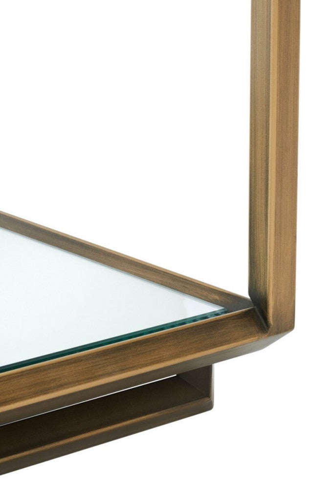 Safavieh Couture Florabella Mirrored Accent Table Bronze