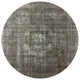 Ahgly Company Indoor Round Mid-Century Modern Area Rugs, 5' Round