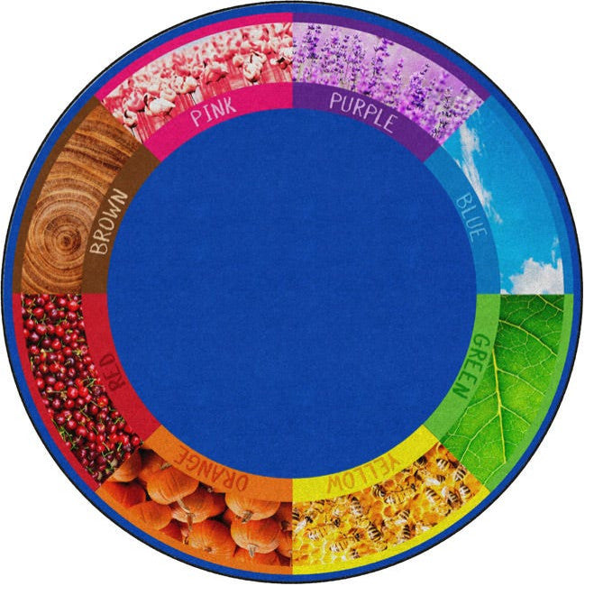 Flagship Carpets FA1016-27FS 6'RND See My Colors Rug