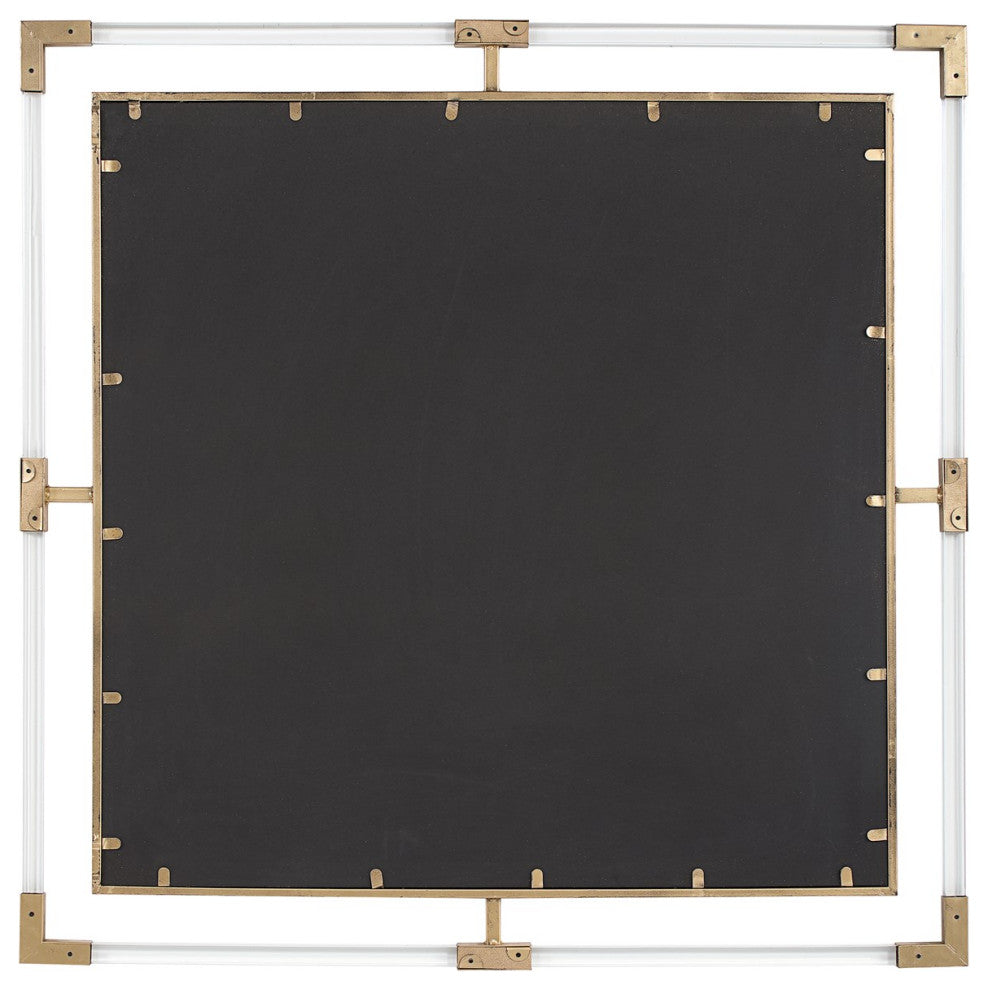 Uttermost Balkan Golden Square Mirror 09714
