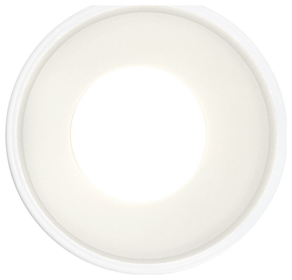 Pilson 15" Rod Pendant, Replaceable LED, Matte White