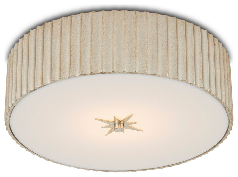 Caravel Silver Flush Mount