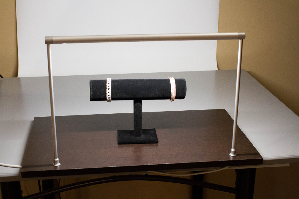 17" Horizontal LED Pole light 4000K for Jewelry showcase