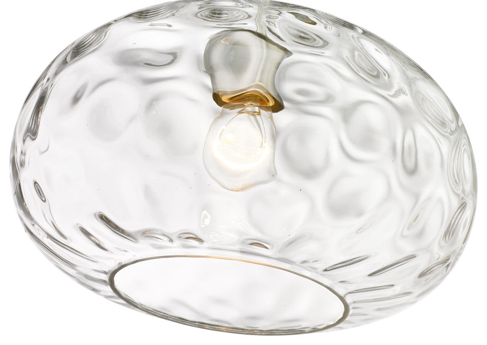 Z-Lite Chloe 1 Light Pendant, Brushed Nickel