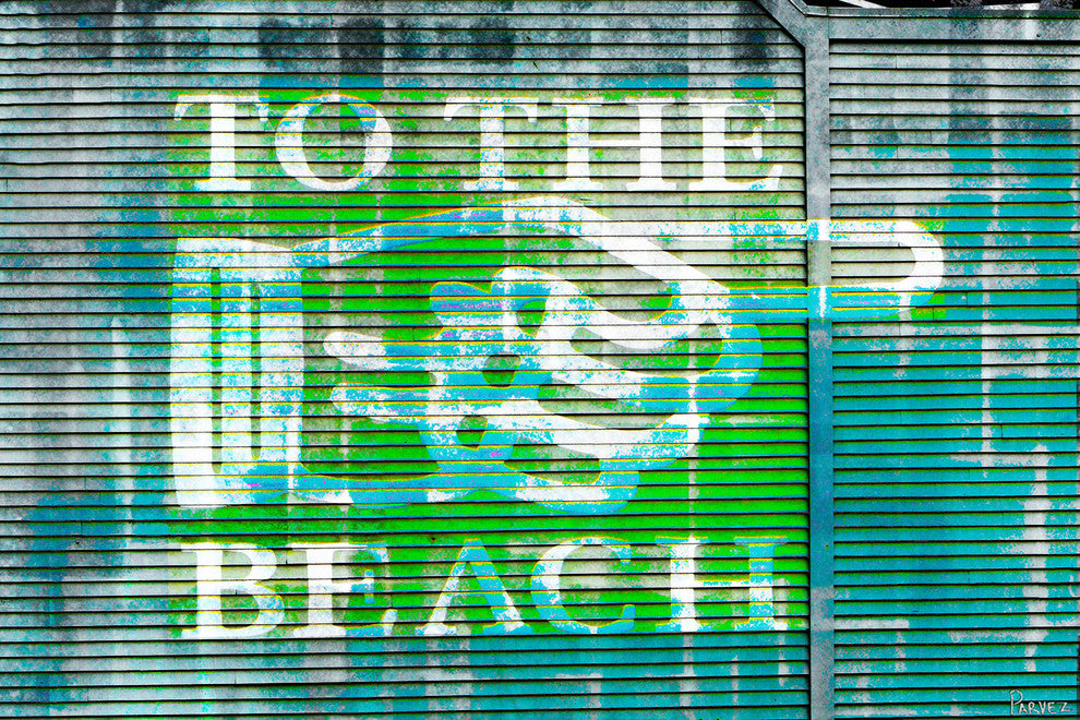 "To the Beach" Fine Art Canvas Print, 24"x16"