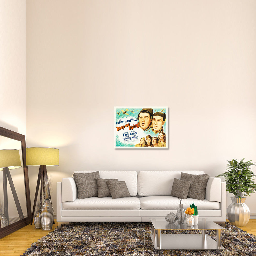 "Abbott & Costello - Keep 'em Flying" Canvas by Hollywood Photo Archive, 36x28"
