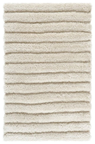 Safavieh 3D Shag 6' Round Hand Tufted Rug in Pearl