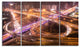 Beautiful Shanghai Traffic, Extra Large Canvas Print, 48"x28", 4 Panels