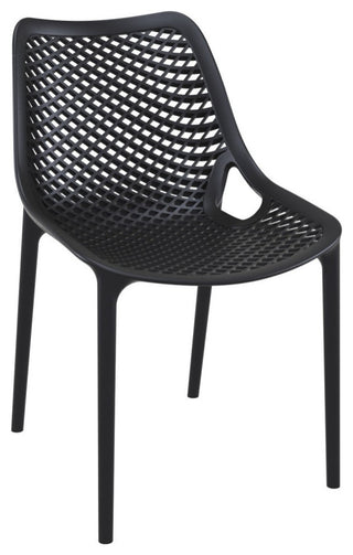 Air Extension Dining Set 5 Piece Black