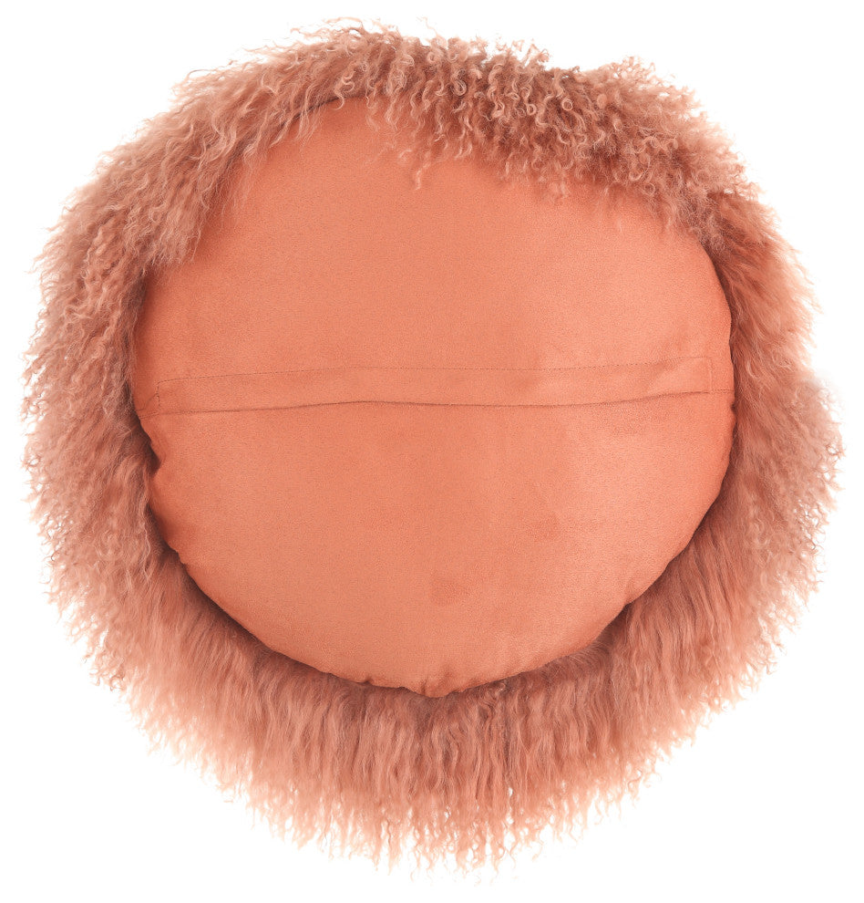 Contemporary Dome Pillow Orange - Orange