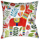 Fiesta Animal I Outdoor Decorative Pillow, 20"x20"