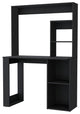Carroll Computer Desk With Hutch and 5 Open Shelves, Black