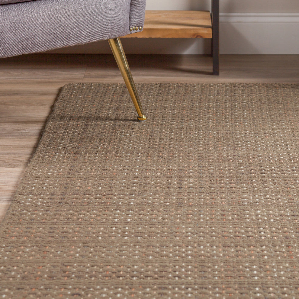 Nepal NL100 Mocha 6' x 6' Round Rug