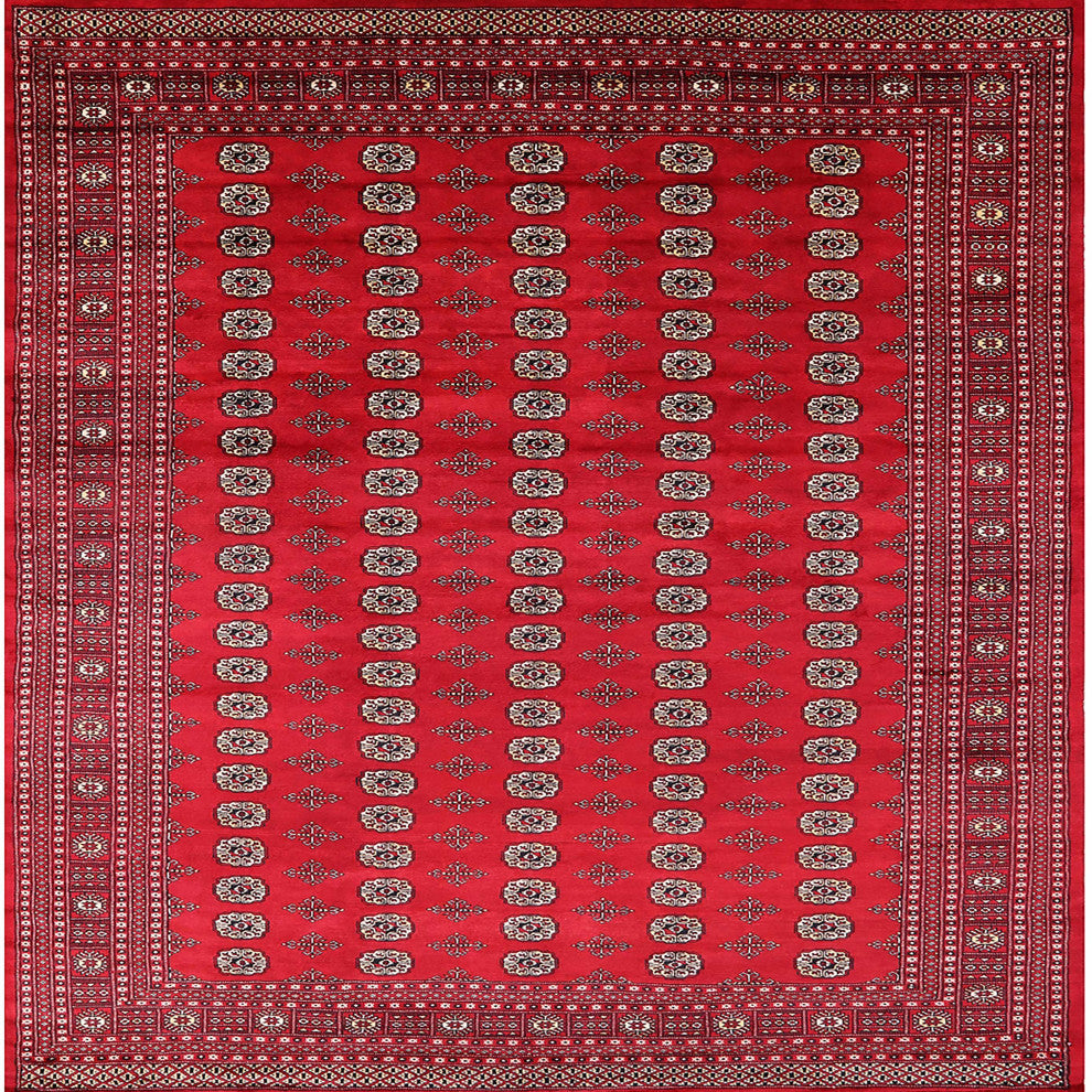 Ahgly Company Indoor Square Mid-Century Modern Area Rugs, 5' Square