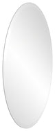 Frameless Oval Wall Mounted Mirror