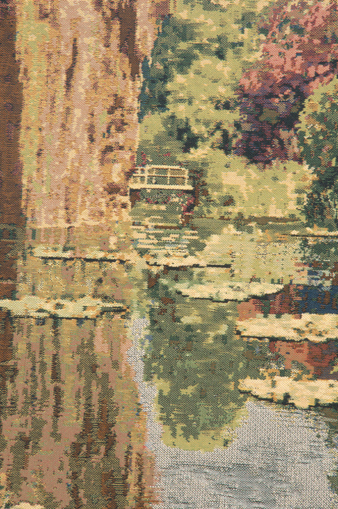 Lake Giverny Without Border Belgian Wall Tapestry