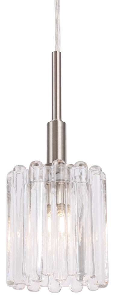 Woodbridge Lighting Candice Linear Pendant, Frosted Square