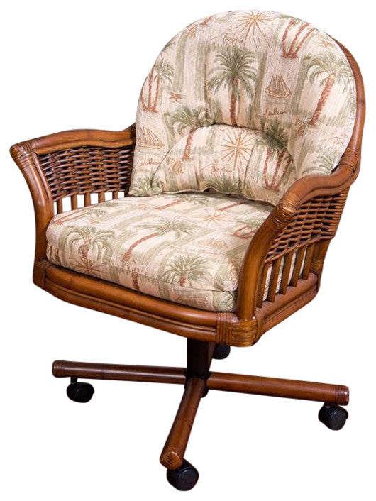 Bridgeport Tilt Swivel Caster Chair In Sienna With Linoso 906