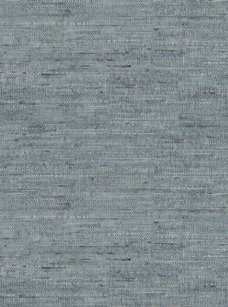 Canvas Look Peel and Stick Vinyl Wallpaper, Blue, 24"x108"