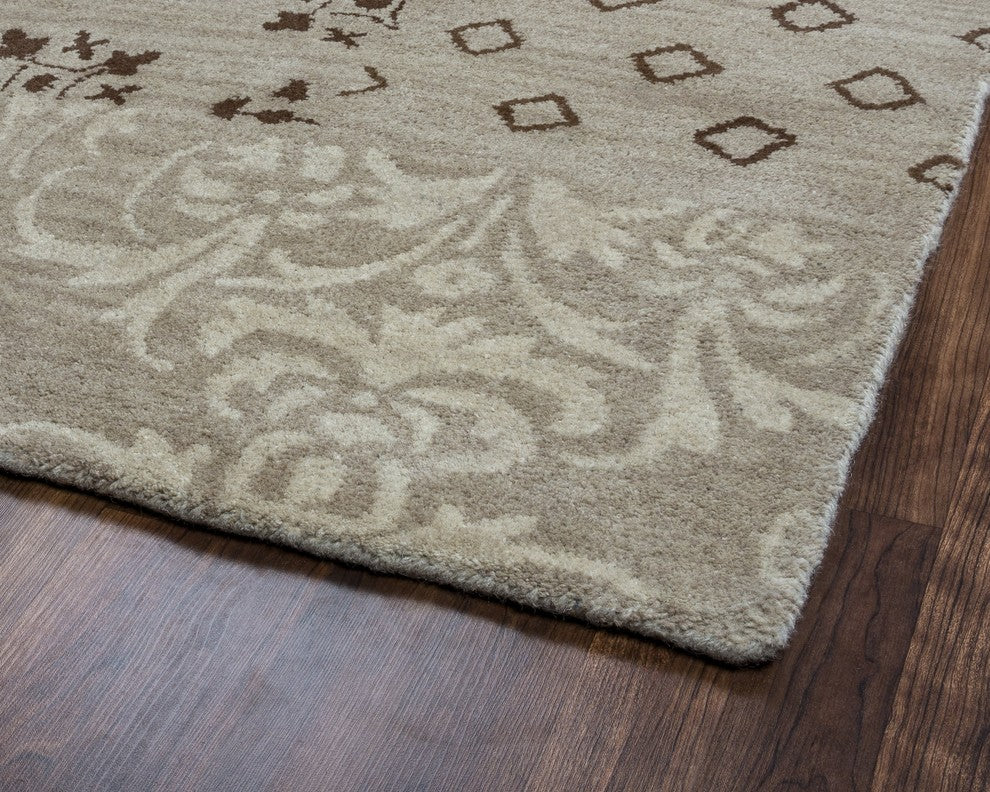Rizzy Home Palmer PA9321 Multi-Colored Patchwork Area Rug, Rectangular 9'x12'
