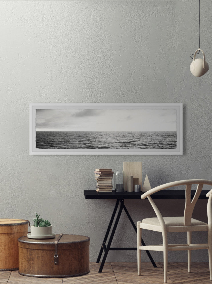 "Voice of the Sea" Framed Painting Print, 45x15