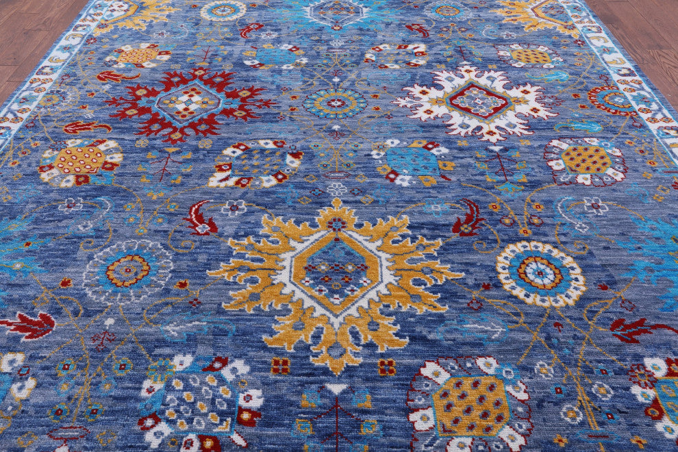 9' 0" X 12' 1" Turkish Oushak Handmade Rug - Q13442