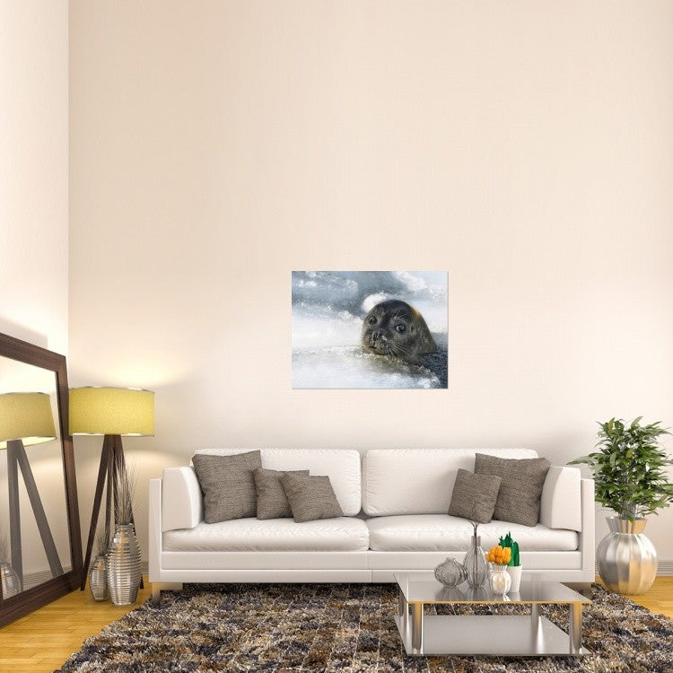 "Do You Have A Fish ?" Stretched Canvas Giclee by Holger Droste, 40x30"