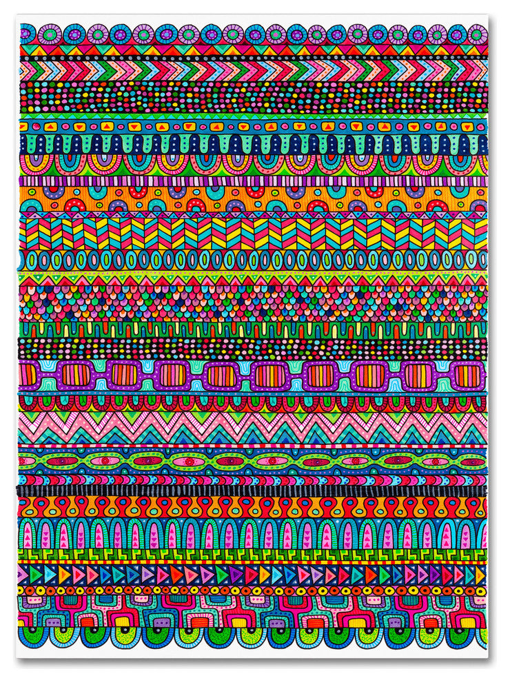 Hello Angel ''Oaxaca Mat'' Canvas Art, 32x24