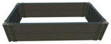 Weathered Wood 2" Tool Free, 2Ft: 2x4x11' Garden Raised Bed