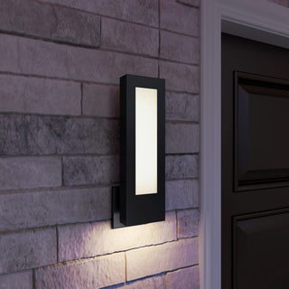 Amster 1-Light LED Module 16" Tall Powder Coated Black Outdoor