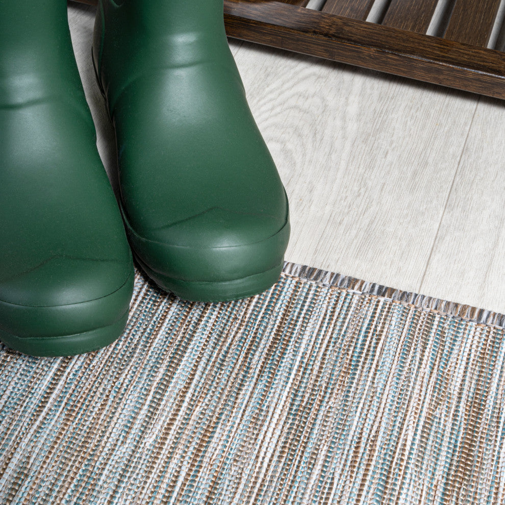 Ethan Modern Flatweave Solid, Gray, 8'x10'