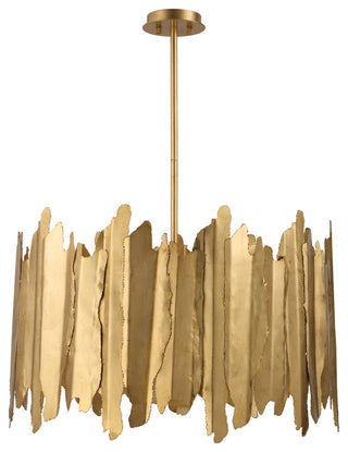 Golden Gate 8 Light Industrial Pendant