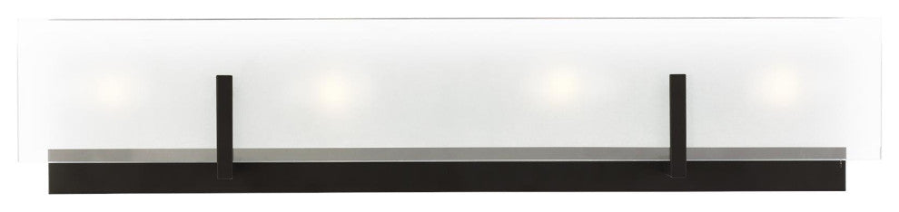 Syll Four Light Wall / Bath, Midnight Black