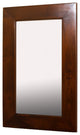 14x24 Fox Hollow Furnishings Mirrored Medicine Cabinet, Caramel