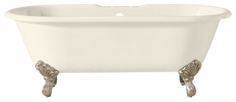 Cheviot Products Regal Cast Iron Bathtub With Faucet Holes and Shaughnessy