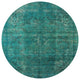Ahgly Company Indoor Round Mid-Century Modern Area Rugs, 4' Round