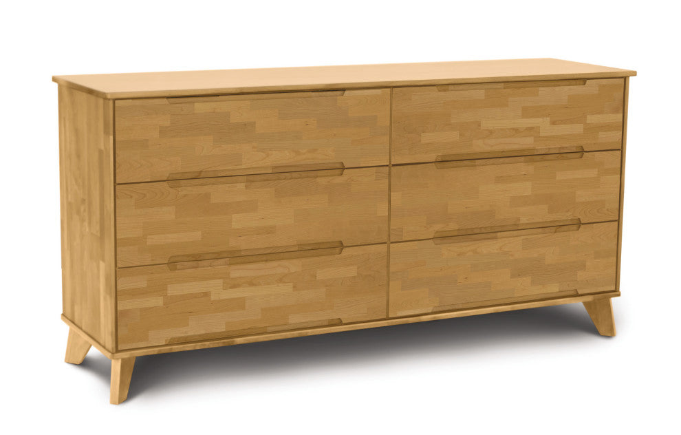 Linn 6 Drawer Dresser, Natural Cherry