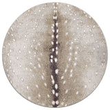 Spotted Hide, Gray, 8' Round