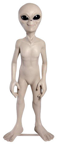 Giant Out of This World Alien Statue