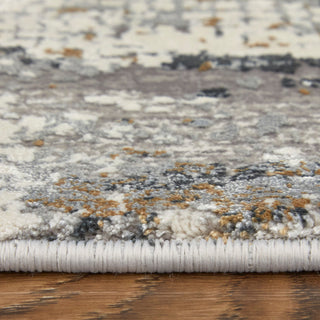 Weave & Wander Lindstra Gradient Watercolor Rug, Ivory/Gray, 9'9"x13'2"