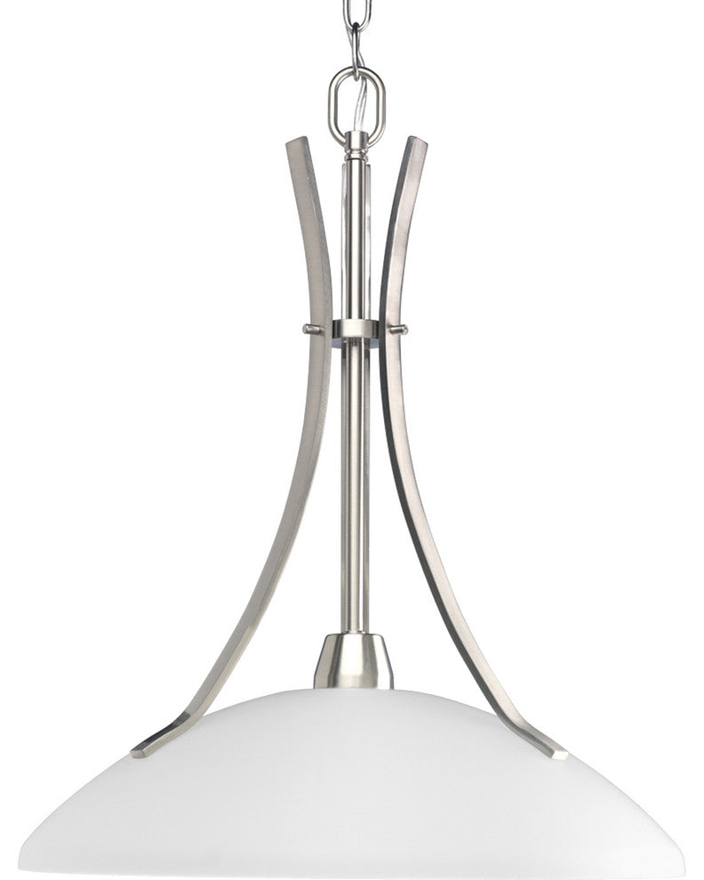 1-Light Pendant, Brushed Nickel