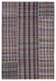 Rug N Carpet - Handmade Anatolian 6' 8'' x 9' 10'' Tribal Patchwork Kilim Rug