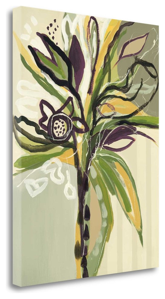 "Serene Floral I" By Angela Maritz, Giclee Print on Gallery Wrap Canvas