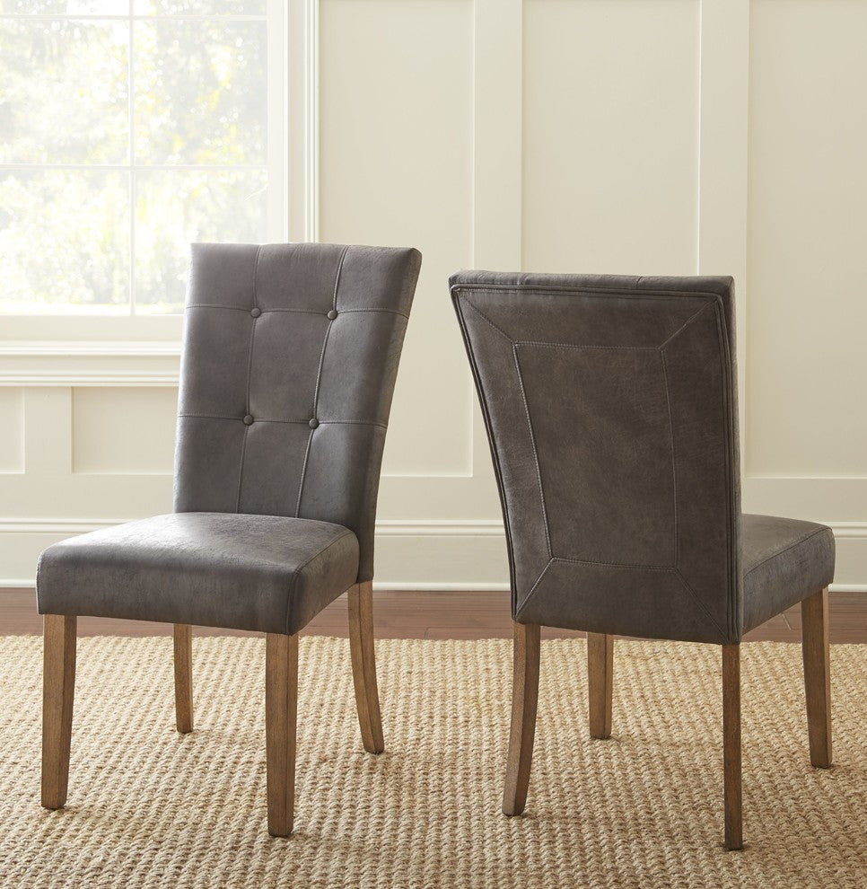 Debby Side Chairs, Set of 2, Gray