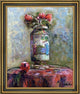 Edouard Vuillard Anemones in a Chinese Vase Framed Premium Canvas Print, 16"x20"