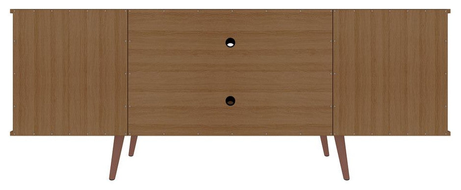 Hampton 62.99 TV Stand in Off White and Maple Cream