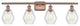 Innovations 516-4W-AC-G654-6 4-Light Bath Vanity Light, Antique Copper
