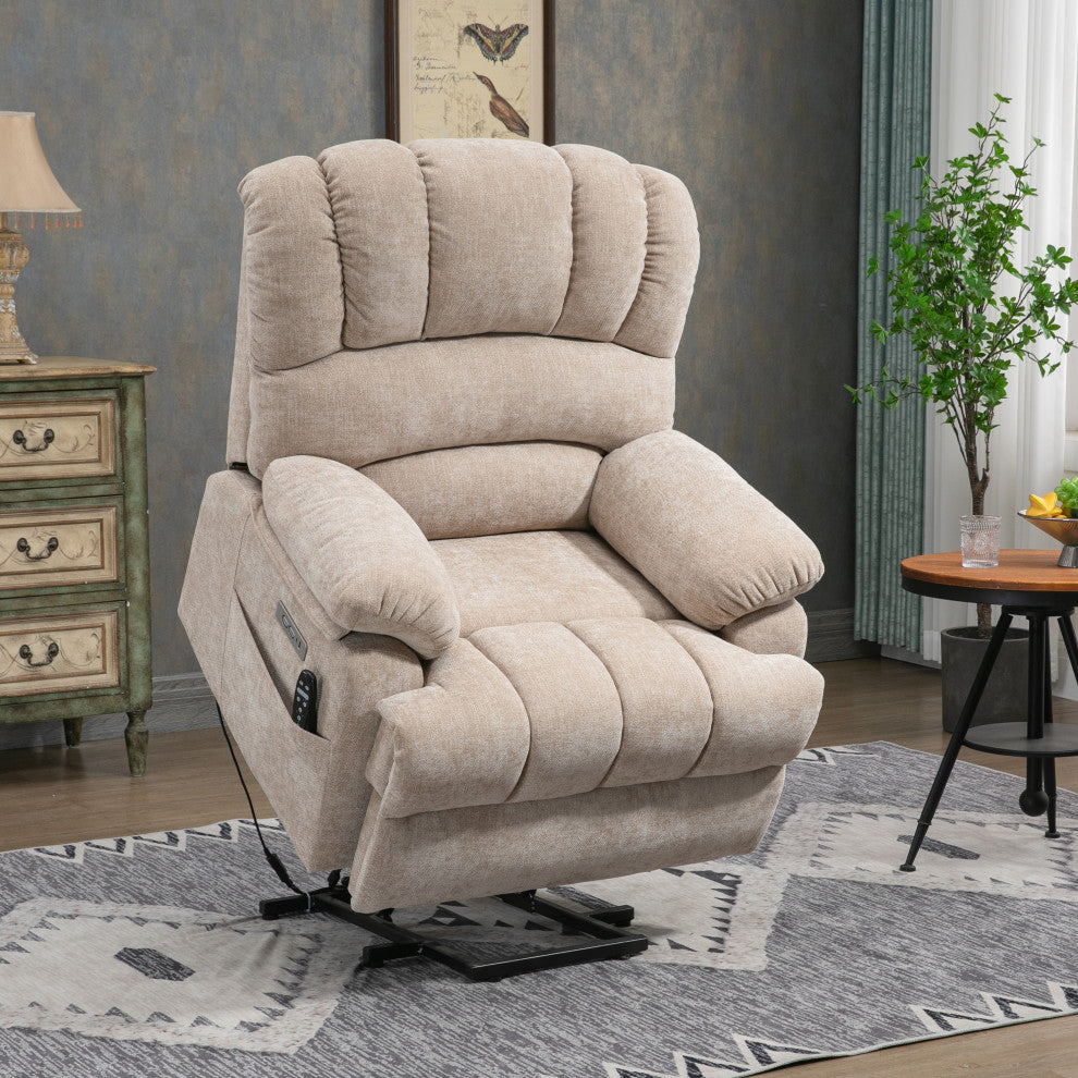 Power Lift Recliner Chair with Massage and Heat Function, 8-Point Vibration